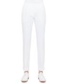 Frank Seersucker Slim-fit Pants, Calcite