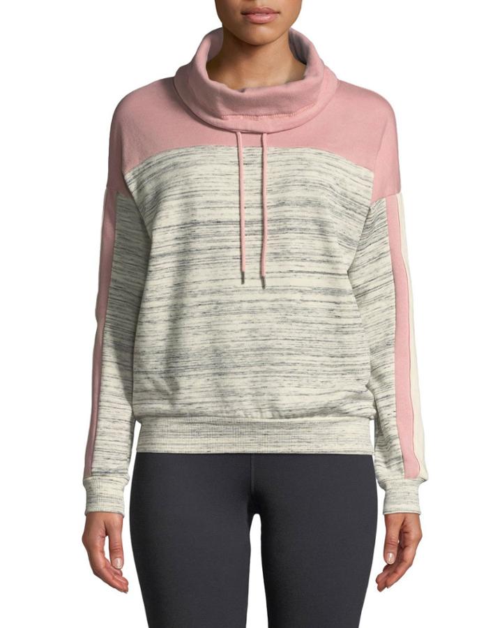 Funnel-neck Colorblock