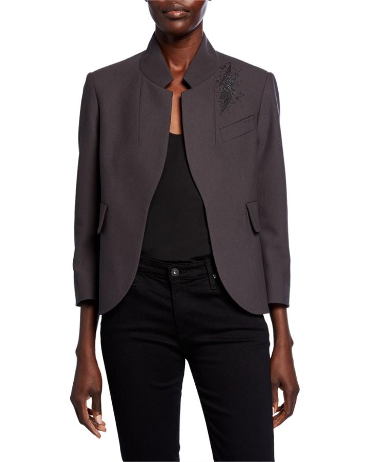 Verys Embellished Open-front Jacket
