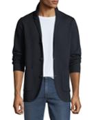 Men's Merino Wool Blazer Cardigan