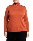 Modern Wool Turtleneck Sweater,