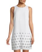 Grommet-trimmed Sleeveless