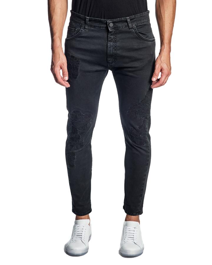 Men's Ripped Skinny Denim Jeans
