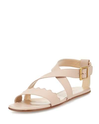 Scalloped Crisscross Flat