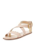 Scalloped Crisscross Flat