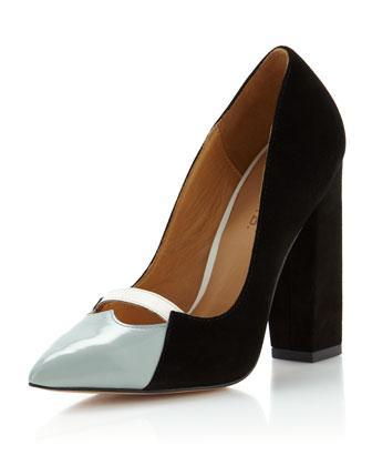 L.a.m.b. Janaye Chunky-heel Pump,
