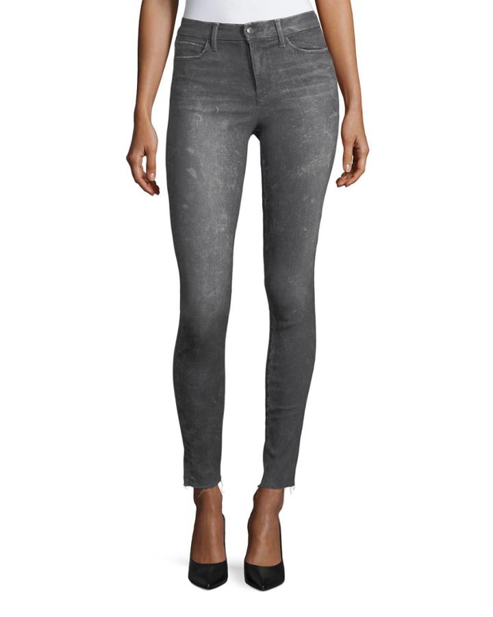 The Charlie Skinny Coated Jeans