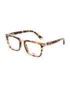 Square Havana Acetate/metal Optical Glasses