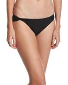 Farrah Reversible Hipster Swim Bottom, Black