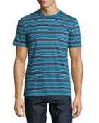 Striped Jersey Tee, Blue