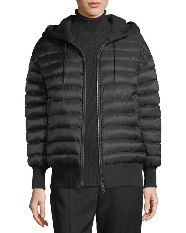 Langleigh Reversible Down Bomber Jacket
