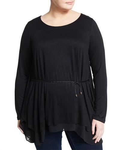 Long-sleeve Tunic W/belt,