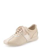 Bria Grand Perforated Leather Sneaker,