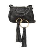 Polly Leather Crossbody Bag With Tassel
