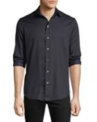 Men's Cotton Poplin Pin-dot