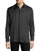 Long-sleeve Tonal Firework-print