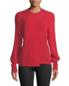 Flap-front Crepe Georgette Top