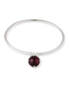 Wonderland Stone Dangle Bracelet In Grape Triplet