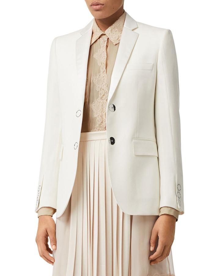 Tailored Wool Snap-front Tux Jacket