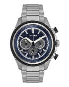 46mm Men's Chronograph Bracelet Watch