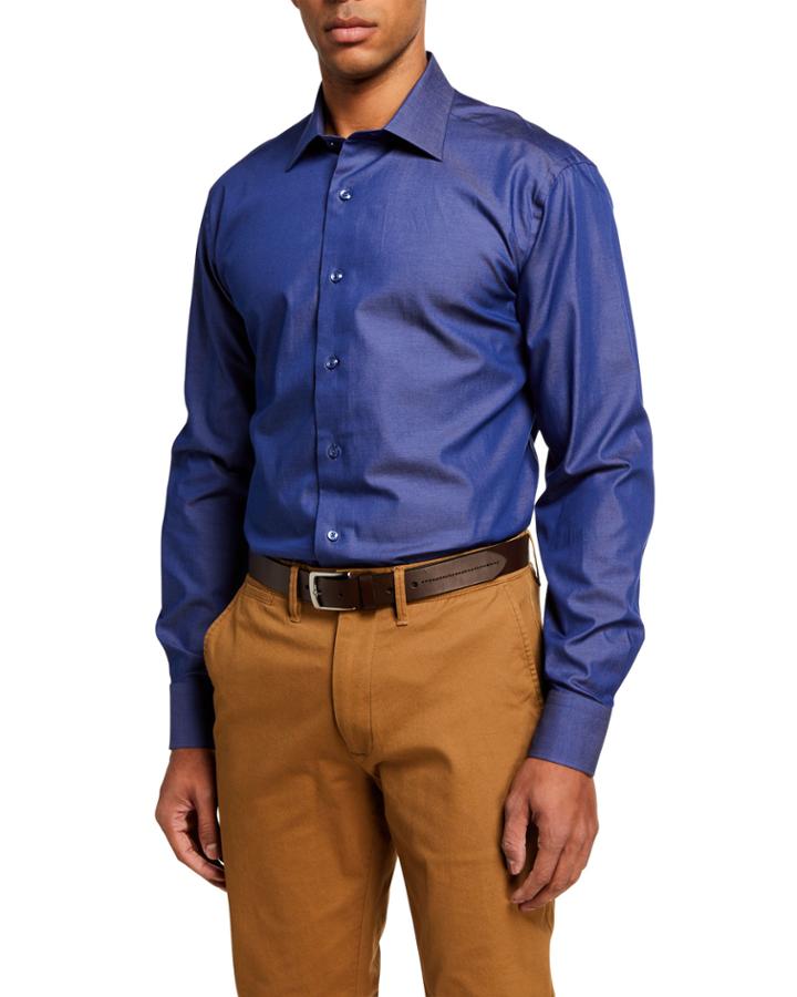 Men's Modern-fit Long-sleeve