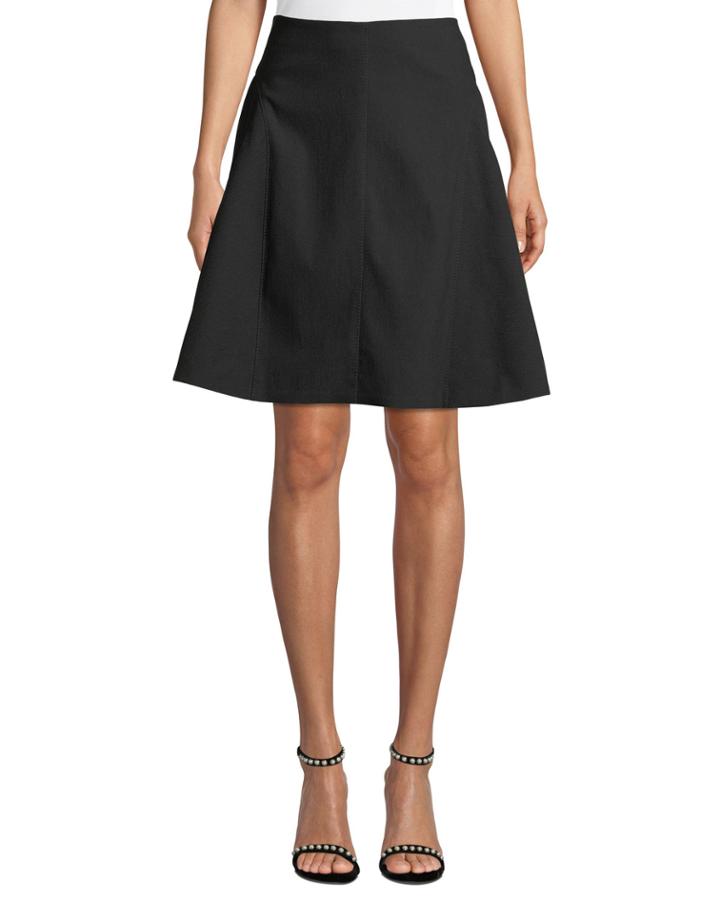 Seamed Flared A-line