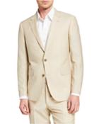 Men's Pinstripe Wool-linen Two-piece