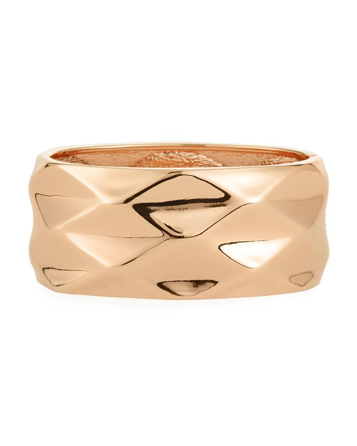 Hinged Multifaceted Bracelet