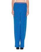 Wide-leg Printed Silk Pajama Pants