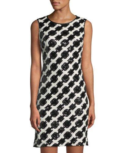 Stretch-sequin Lattice