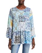 Tro Long-sleeve Tiered Top