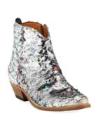 Young Sequin Western Boots