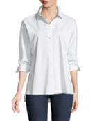 Felicity Italian Stretch-cotton Blouse