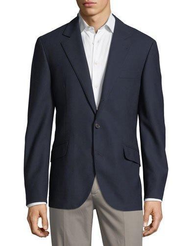 Wool Three-button Jacket