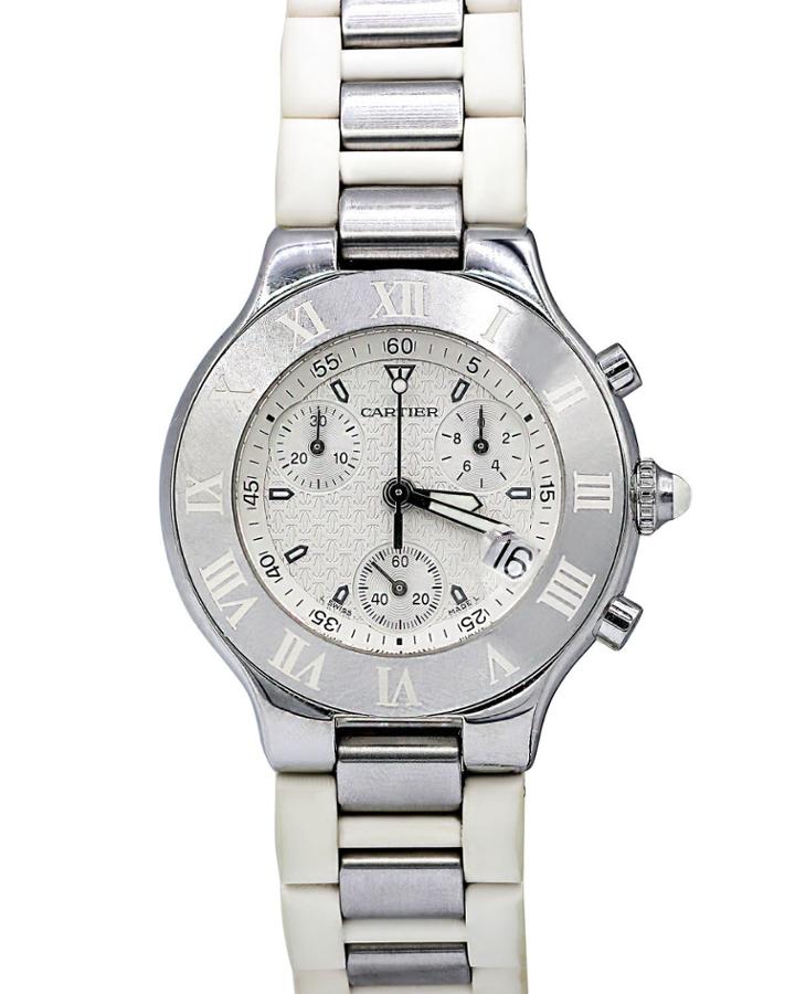 Pre-owned 38mm 21 Must De Cartier Bracelet Watch