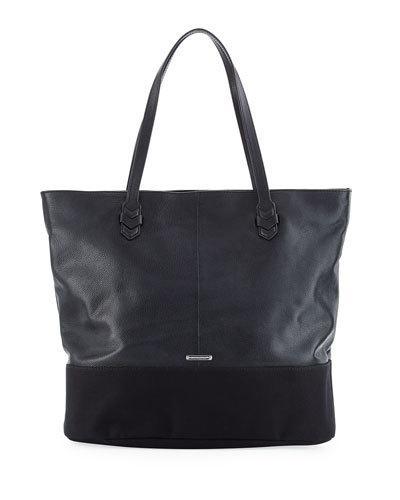 Mansfield Leather Tote Bag, Black
