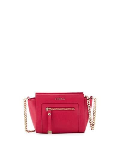 Ginevra Leather Mini Crossbody Bag