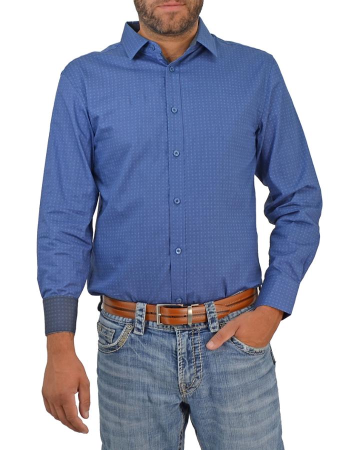 Men's Printed Long-sleeve Cotton