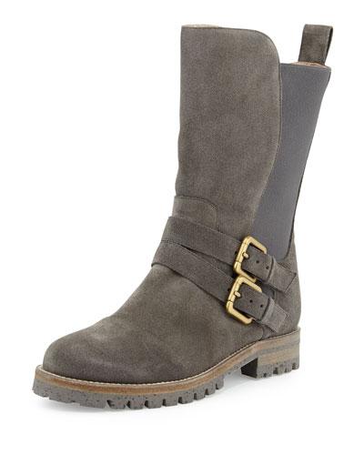 Kaganotta Mid-calf Biker Boot