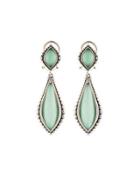 Contessa Double-drop Earrings In Variscite