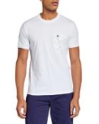 Men's Short-sleeve Glasses-pocket T-shirt