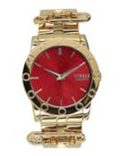 Miami 40mm Bracelet Watch With Red Dial