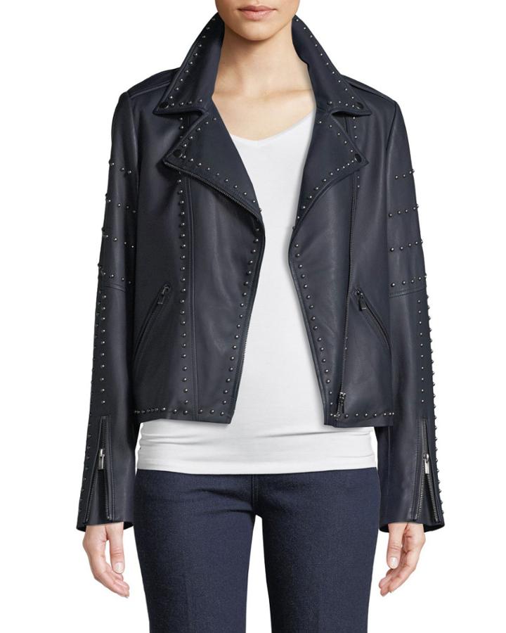 Leather Jacket W/