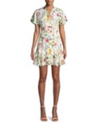 Natalie Floral-print Silk