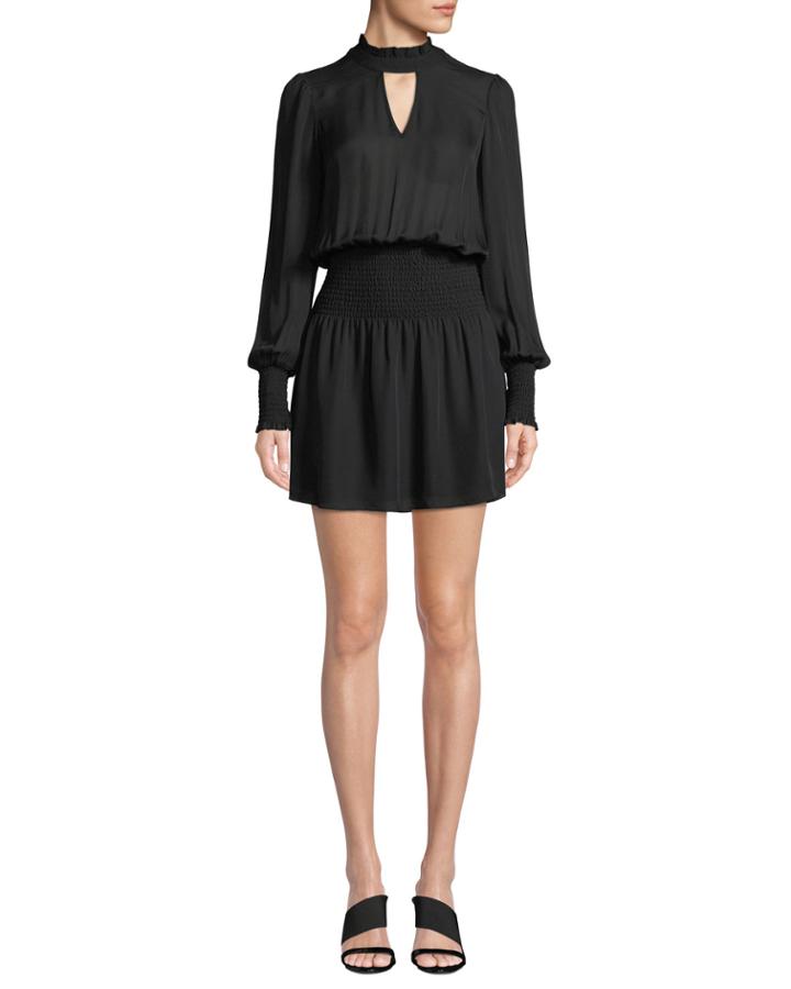Robyn Smocked High-neck