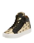 Men's Golden Logo High-top