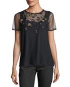 Helmsee Floral-applique Blouse