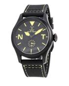 Toy To Fly Rubber Strap Watch, Black