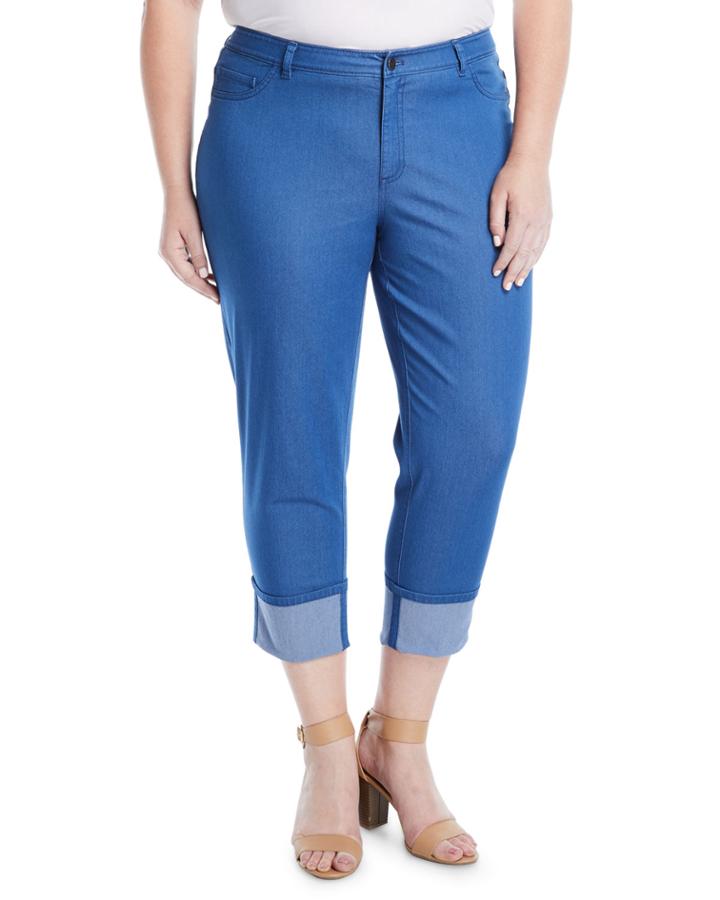 Thompson Cuffed Cropped Jeans,