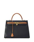 Kelly Two-tone Ardennes Top Handle Bag